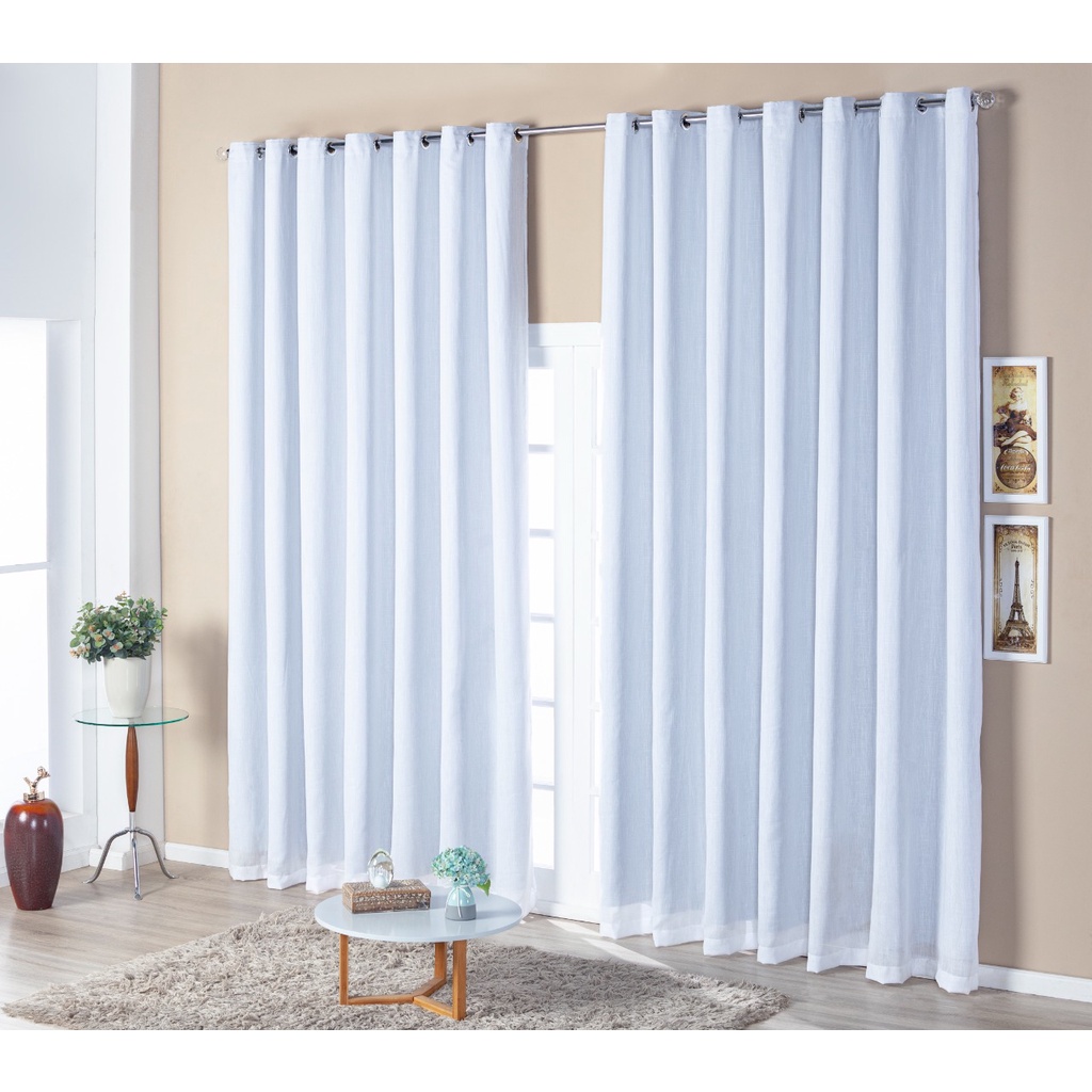 Lavagem de cortinas sem forro