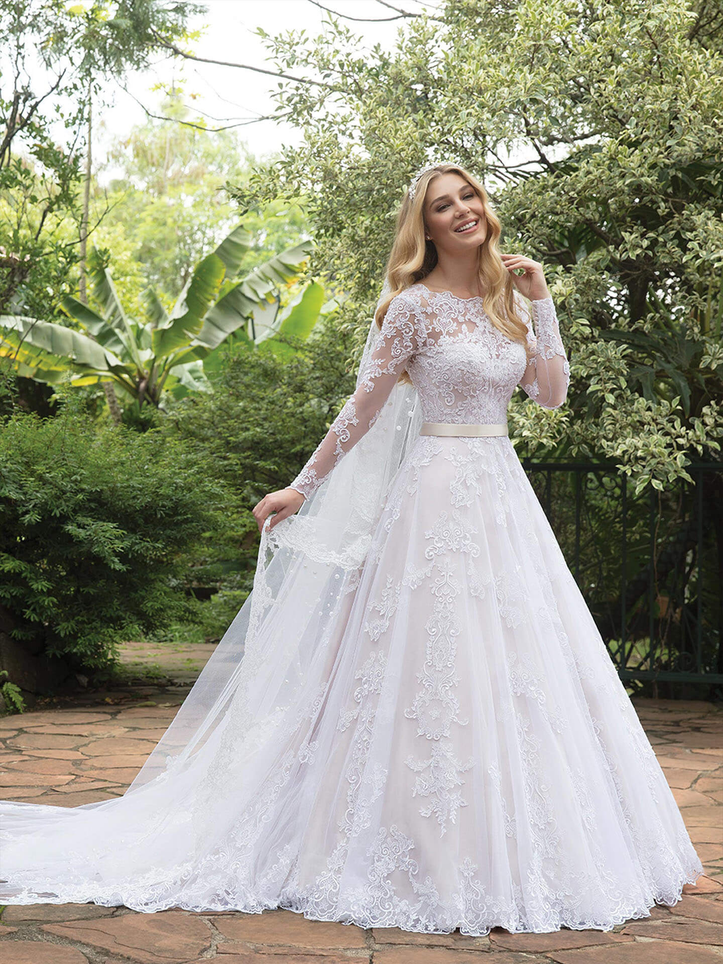 Lavagem de vestido de noiva