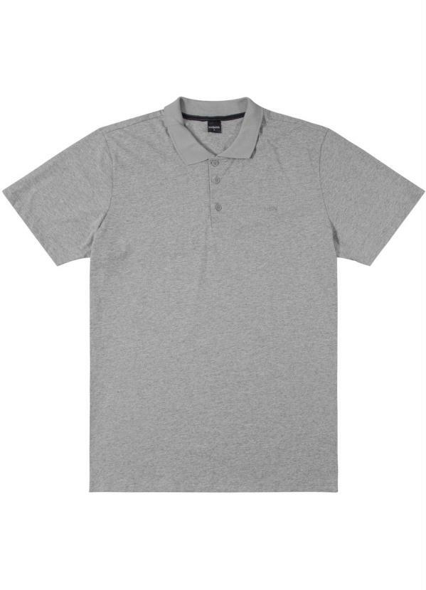 Camiseta gola polo lavada sem passar